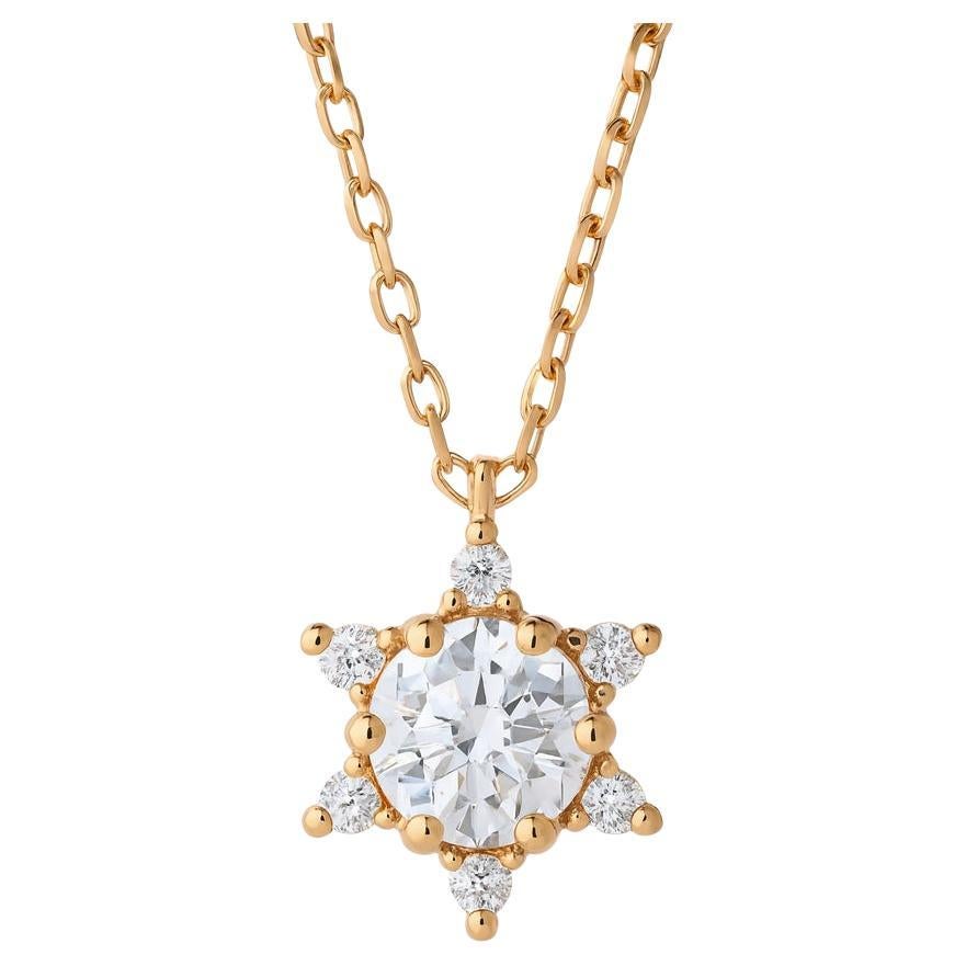 Diamond Star Dainty Necklace