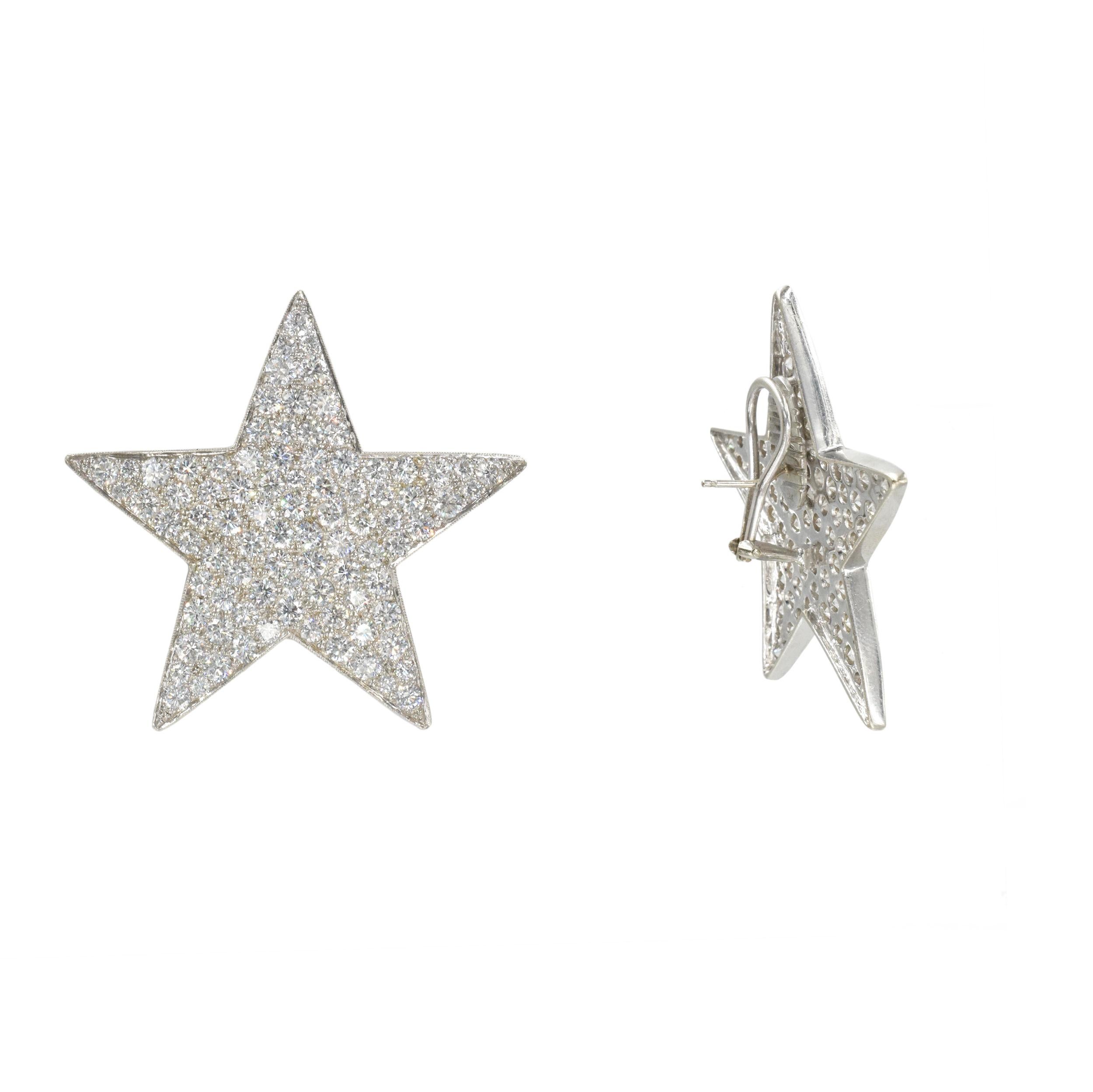Diamond Star Ear-Clips 1