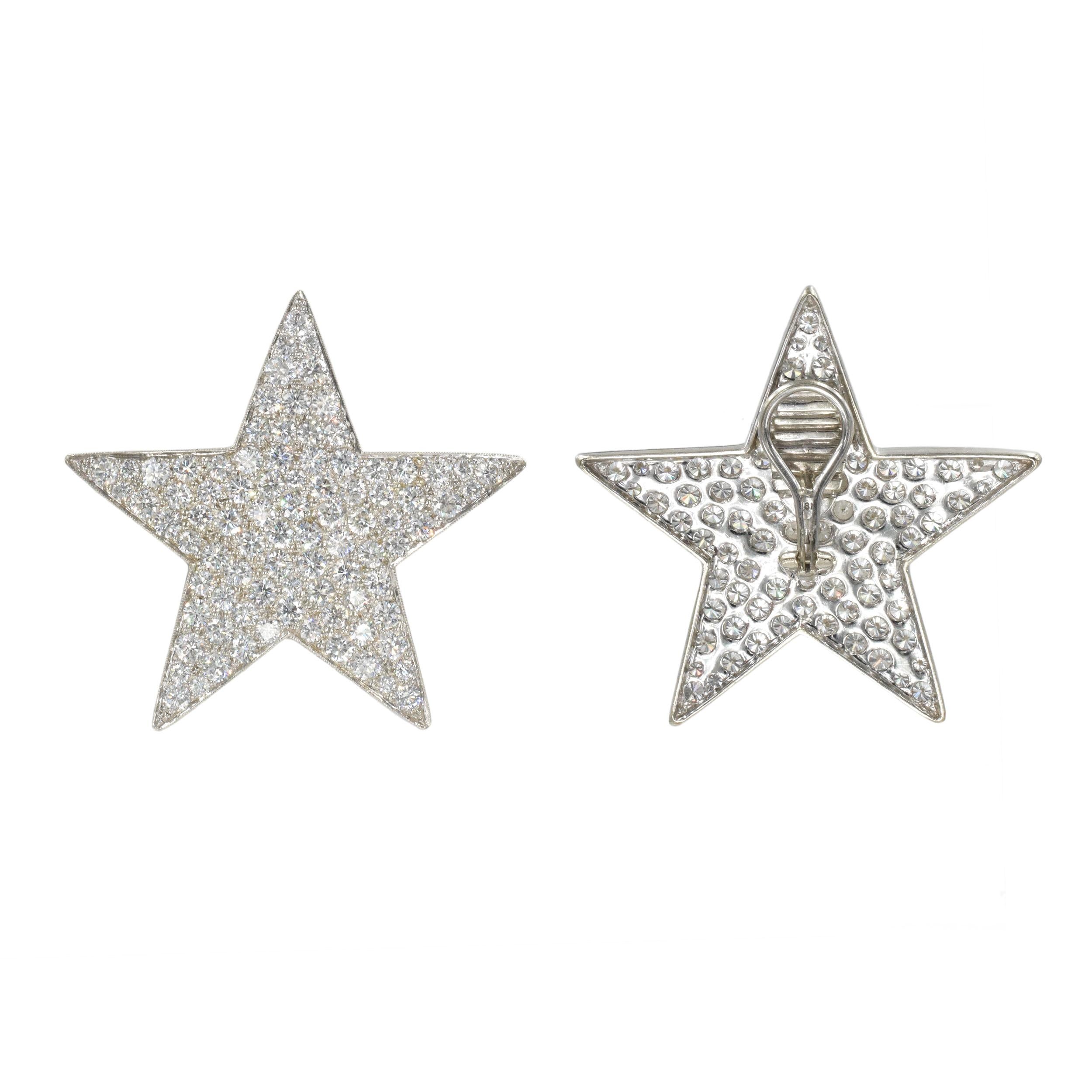 Diamond Star Ear-Clips 2