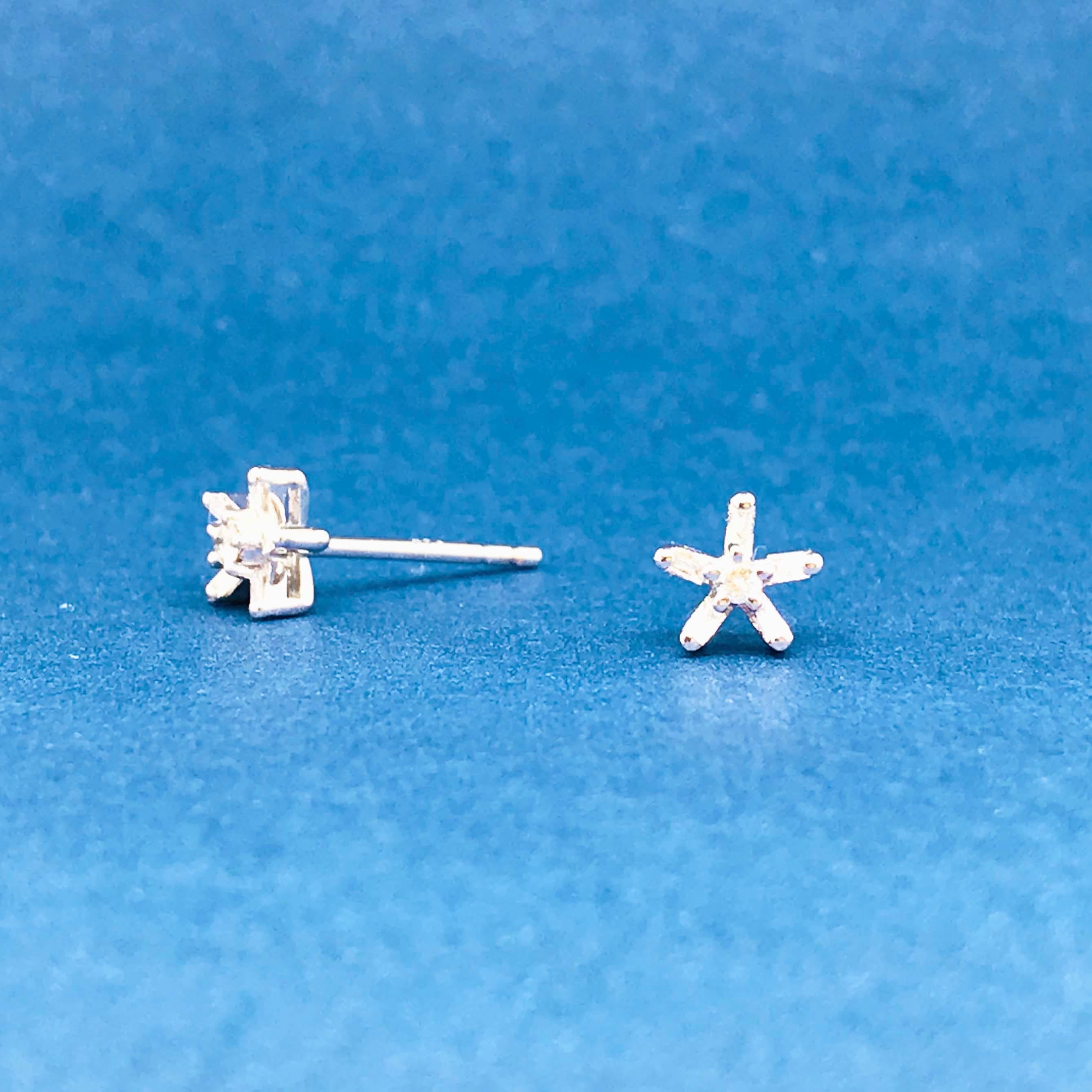 flower earrings studs