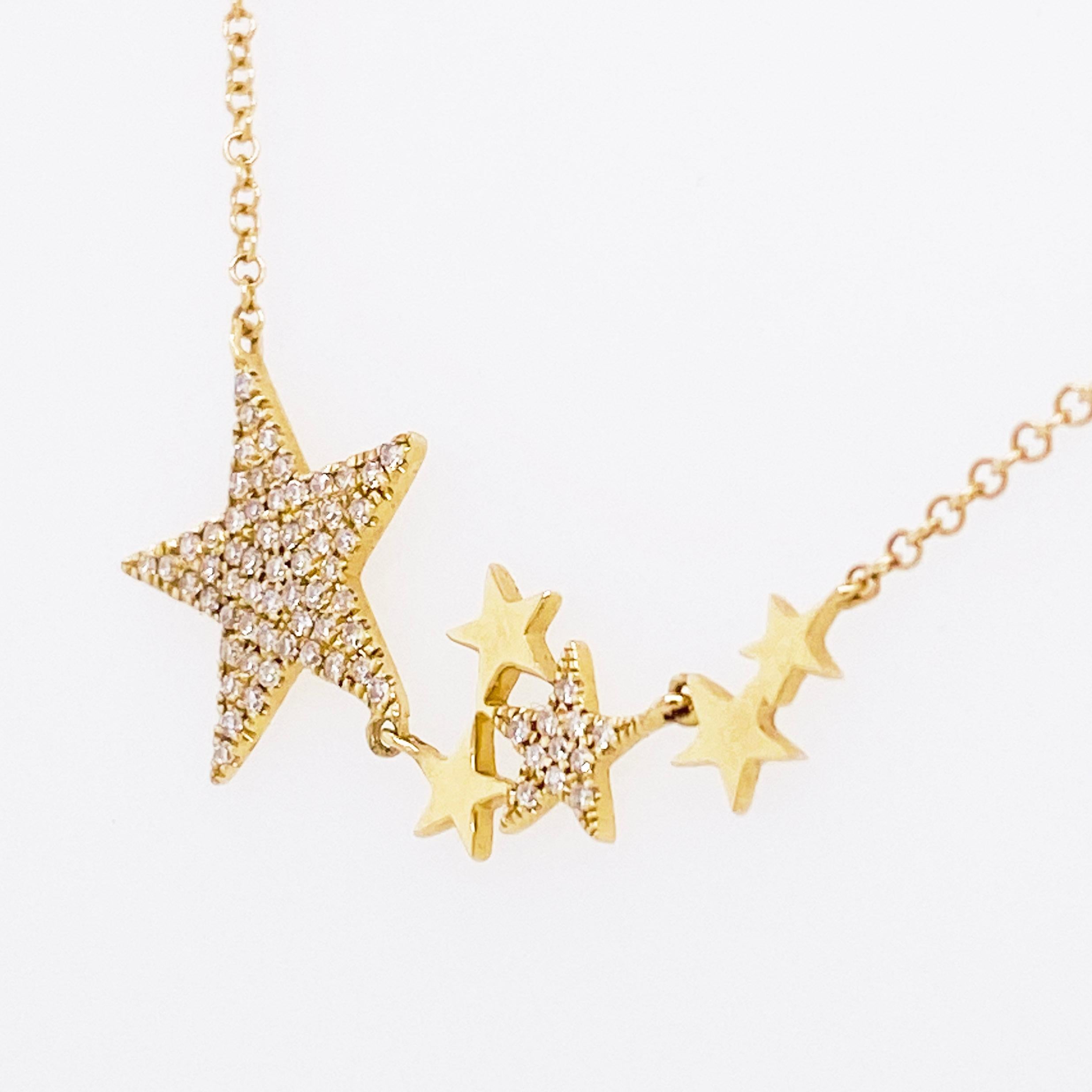 star necklace gold