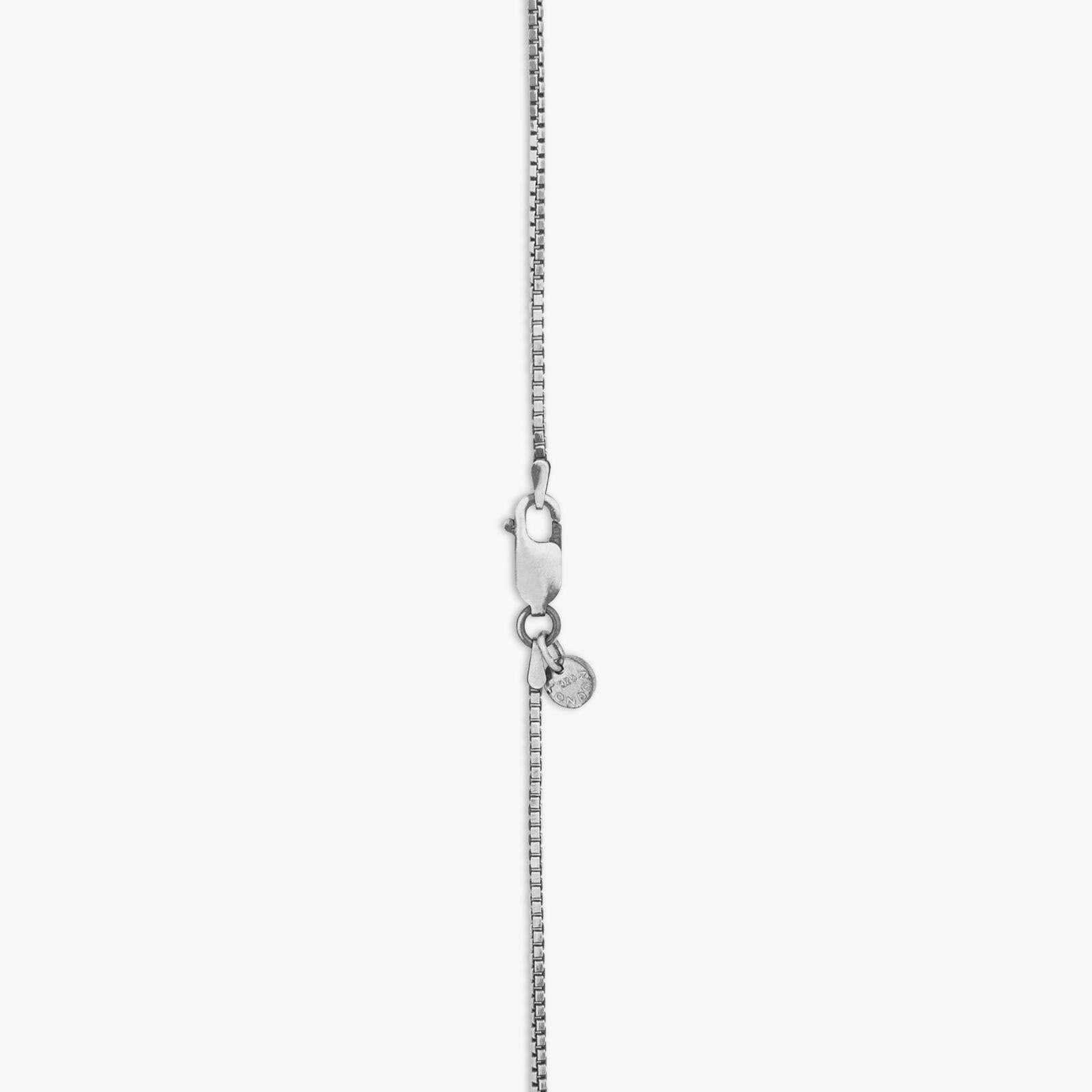 Ciondolo con diamante e stella di David in argento placcato rodio nero A. Silver In condizioni Nuovo in vendita a Fulham business exchange, London