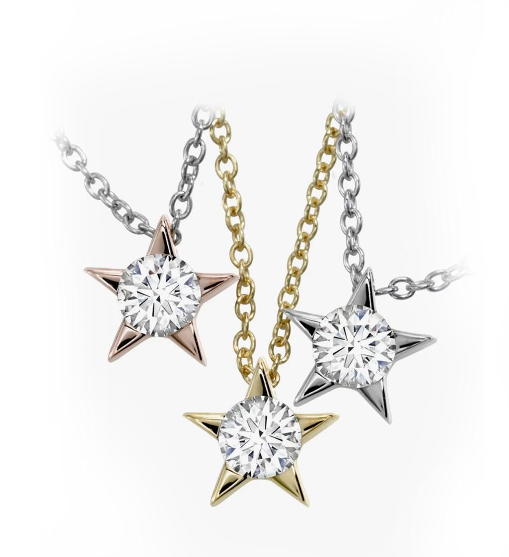 Colgante Estrella de Diamantes Collar 