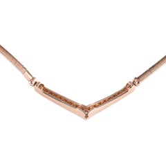 Diamond Stationary Pendant Necklace