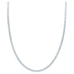 Collar recto de diamantes 39,73 quilates