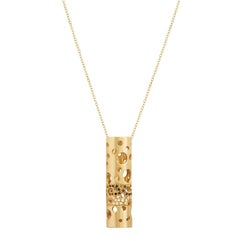 Diamond Striped Holly Pendant
