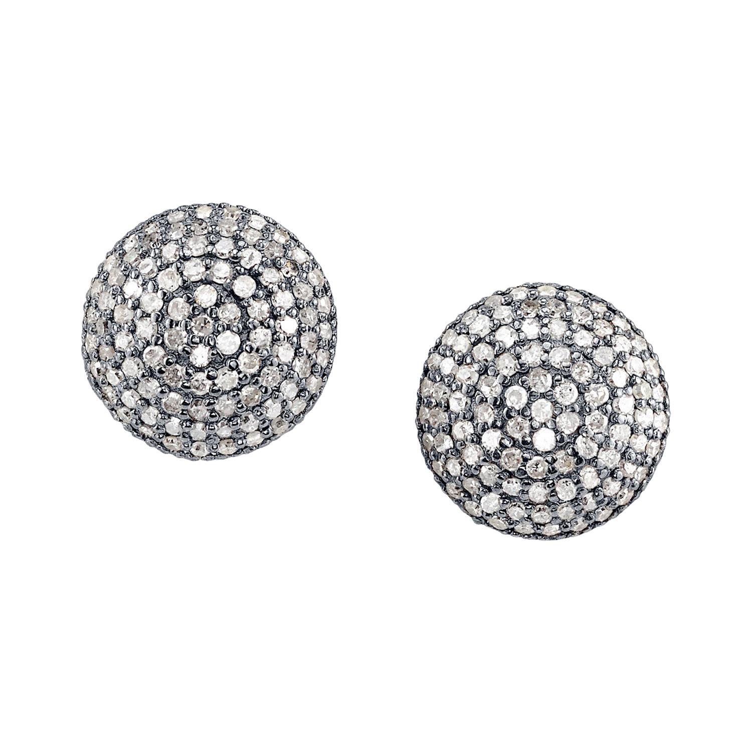 Diamond stud looking earrings For Sale (Free Shipping) at 1stDibs