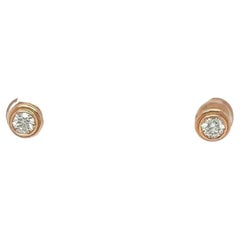 Diamond Stud Earrings 0.60 TCW in 18K Rose Gold