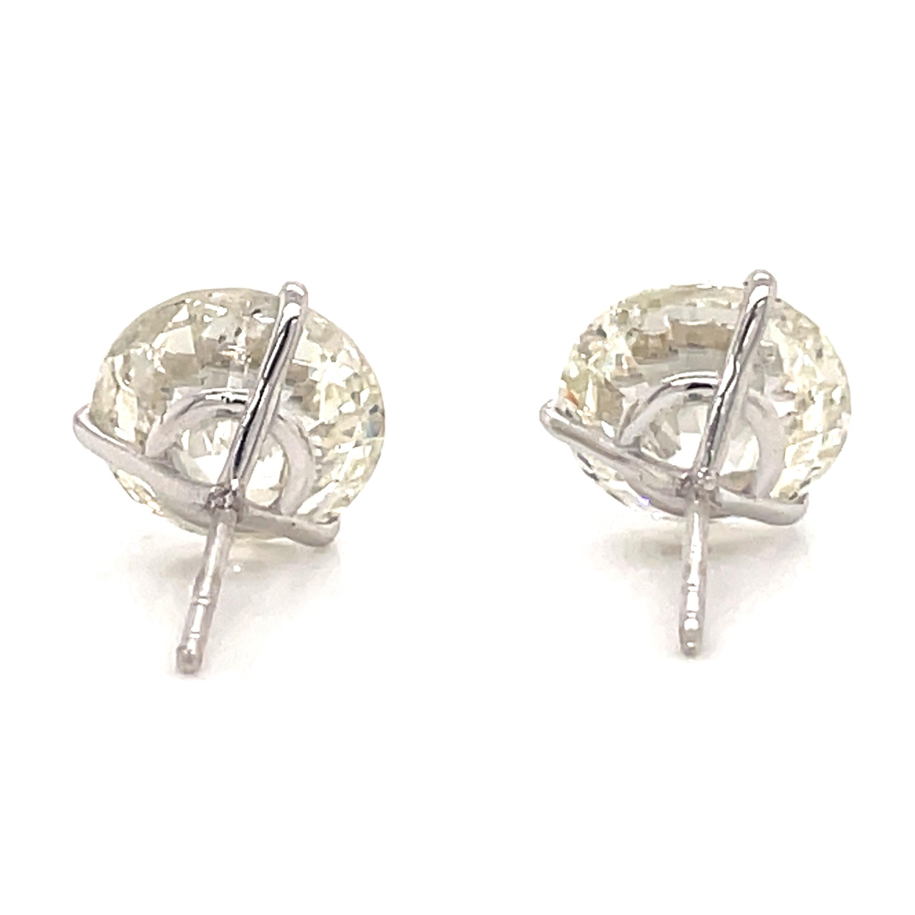 Diamond Stud Earrings 6.02 cts. 4