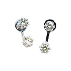 Diamond Stud Earrings 18 Carat White Gold