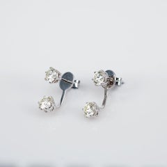 Diamond Stud Earrings 18 Carat White Gold