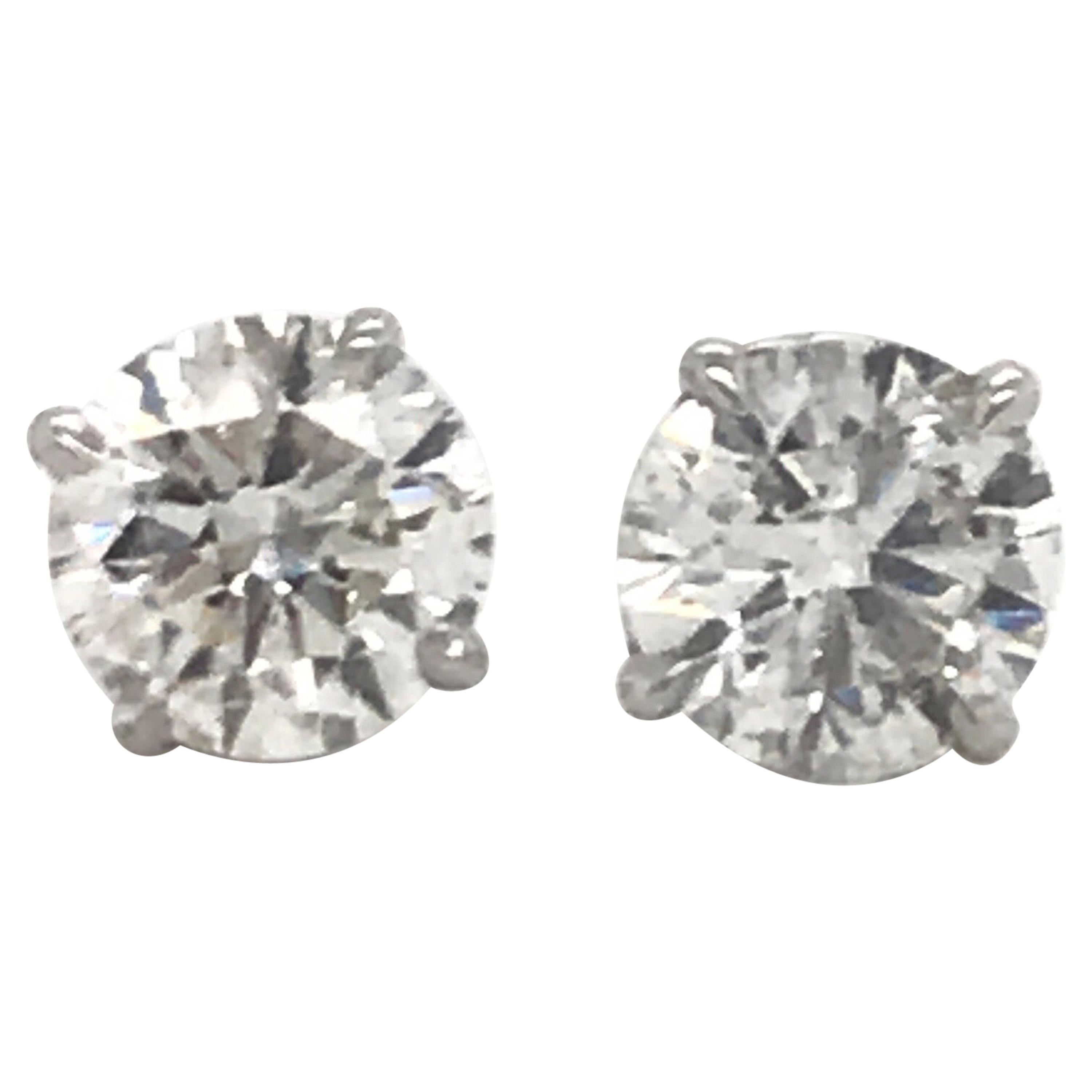 1.5 Carat Earrings 409 For Sale at 1stDibs 1.5 carat diamond earrings