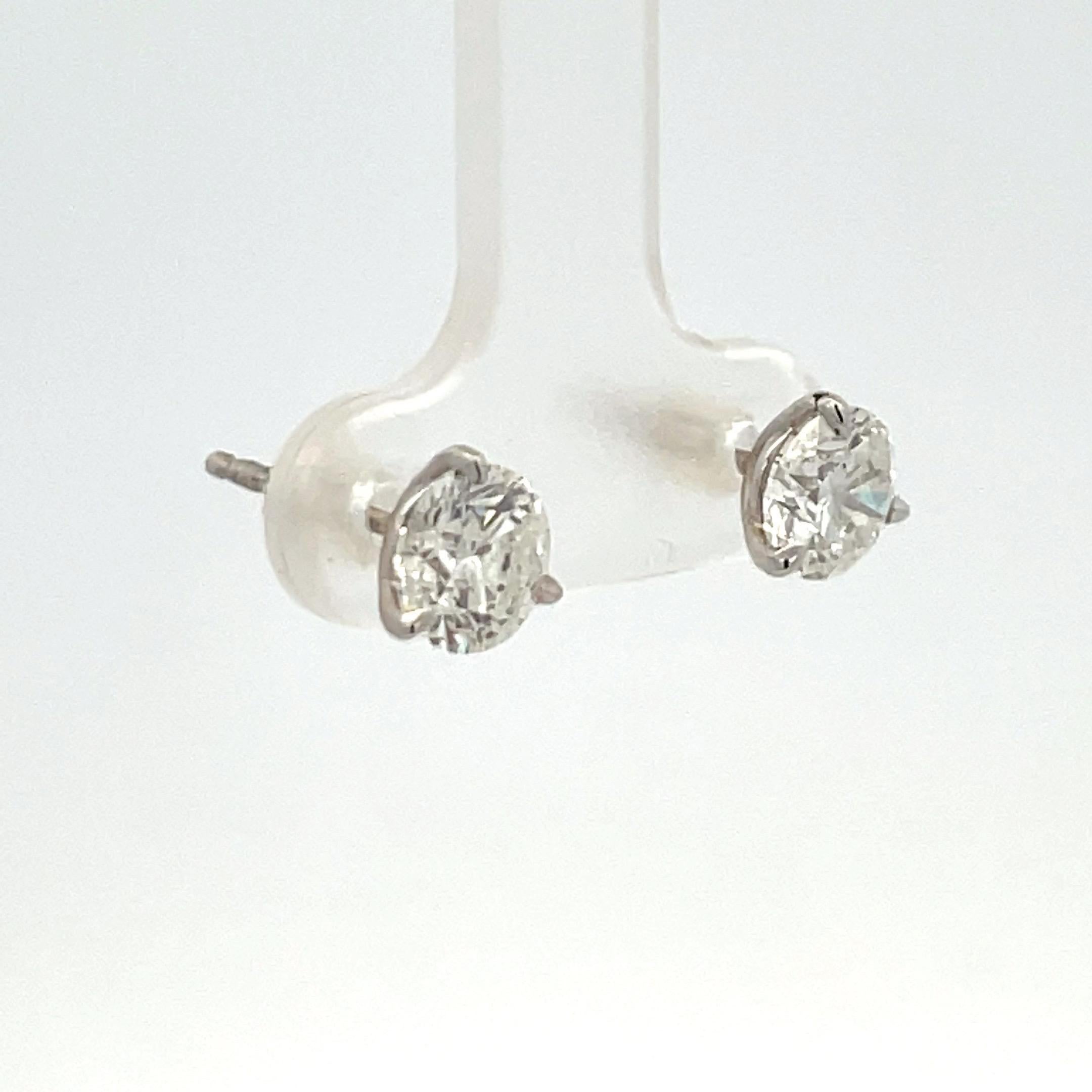 1 carat diamond stud earrings sale