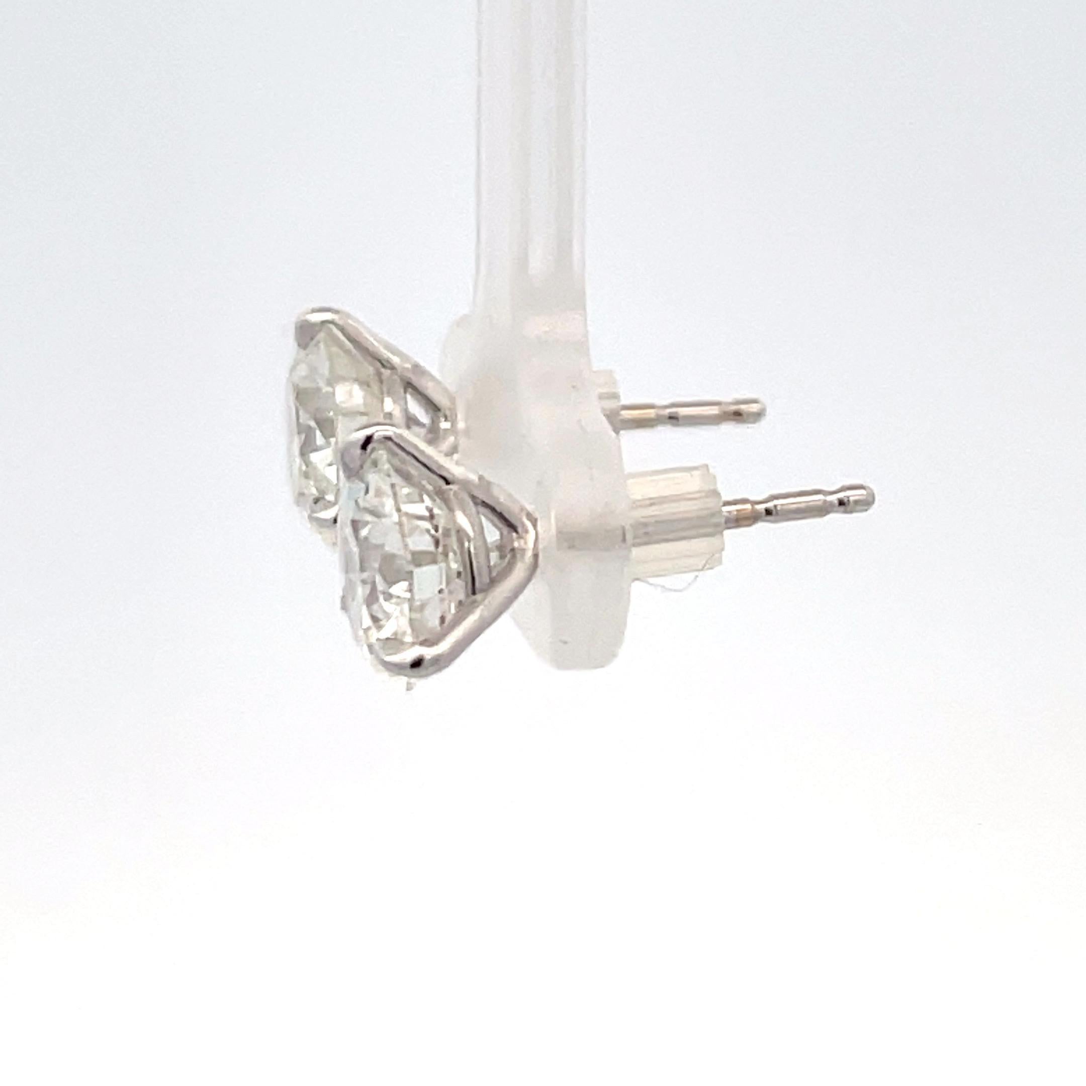1/3 carat diamond earrings actual size