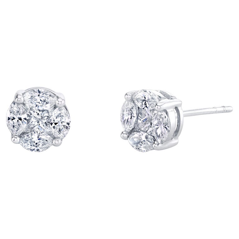 .82 Carat Diamond Stud Earrings For Sale at 1stDibs
