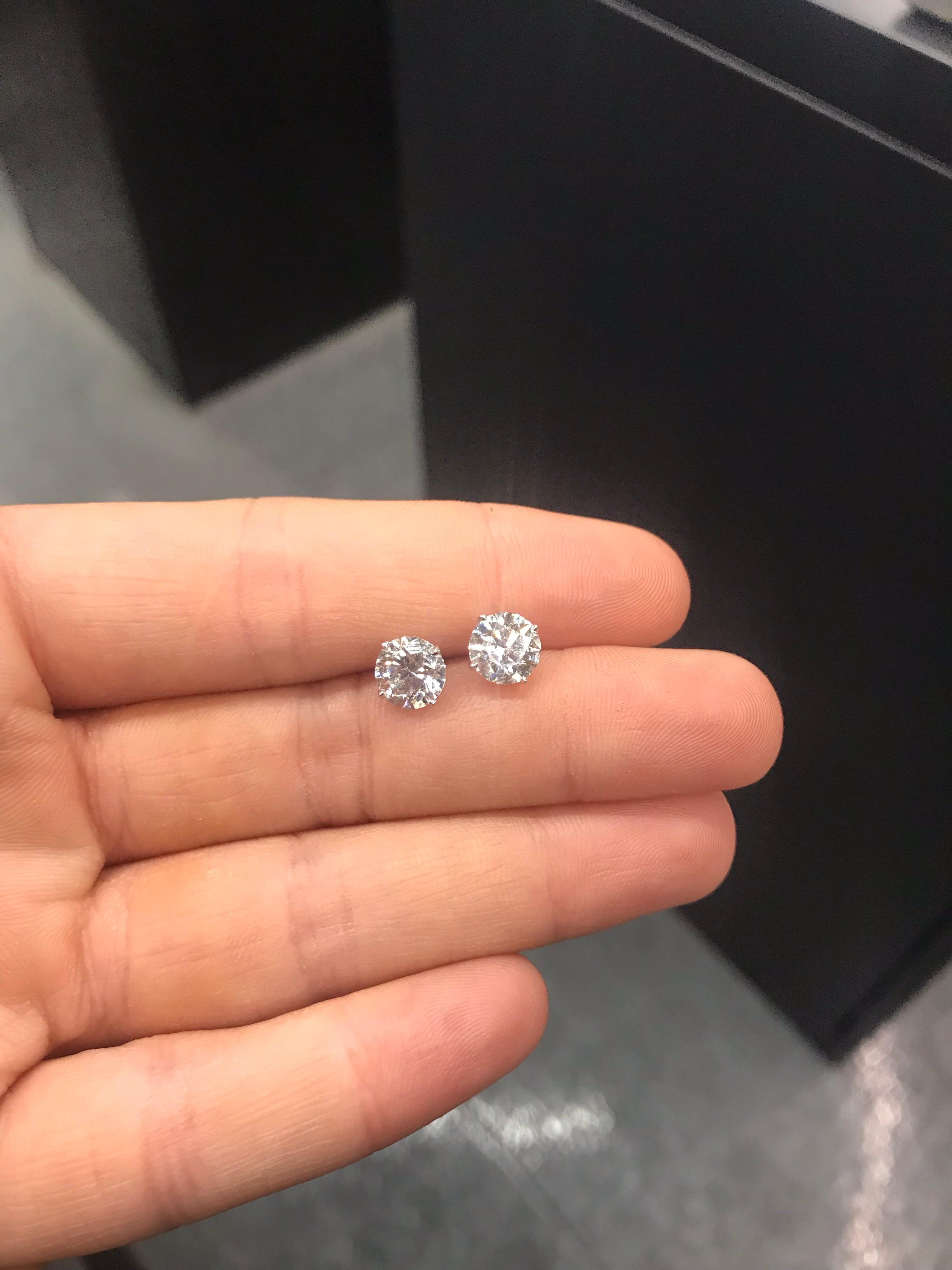 diamond earrings gia certified