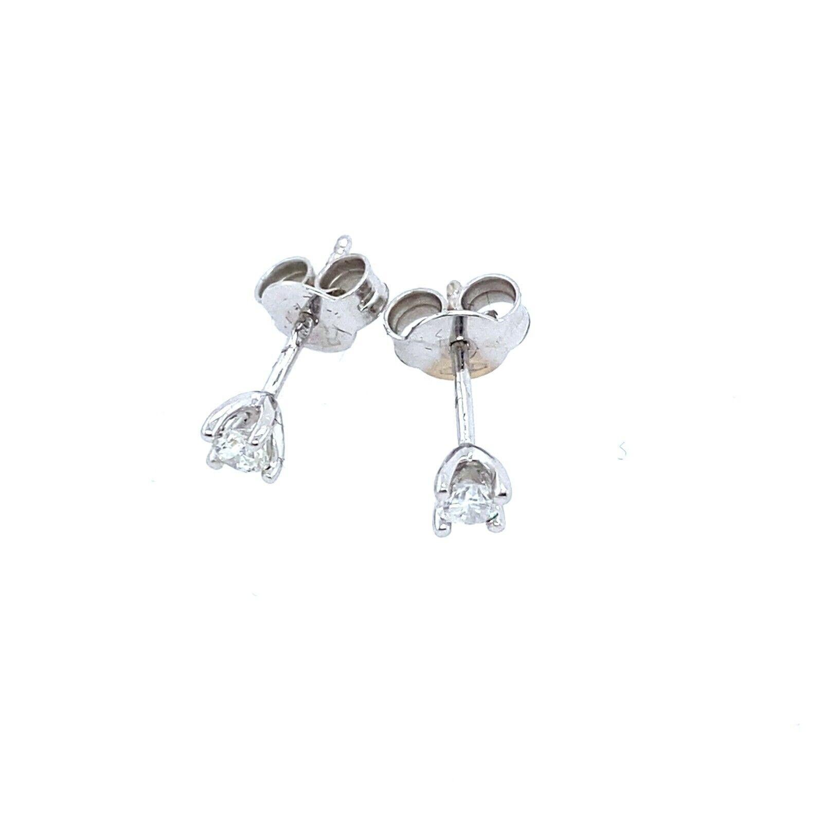 These stunning Diamond earrings  are the perfect pair to add to your collection.  They are crafted from 18ct White Gold.  The pair is set with sparkling diamonds,  with a total Diamond weight of 0.35ct.

Additional Information: 
Total Diamond