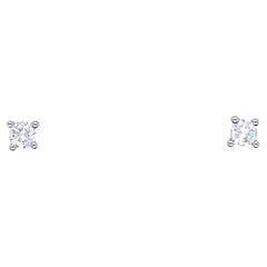 Diamond Stud Earrings in 18ct White Gold, 0.35ct 