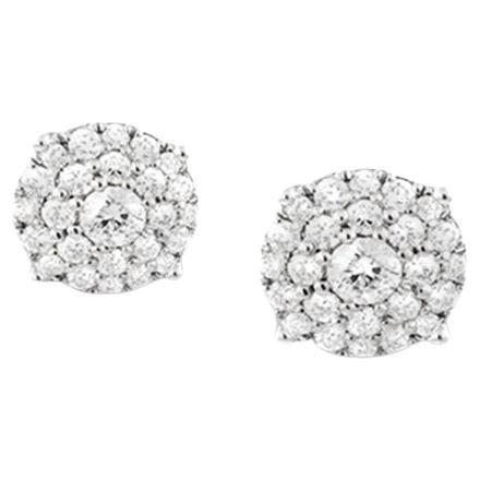 Diamond Studs, Diamond Sun Earrings