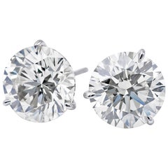 Diamond Studs GIA 2.03 Carat G/I1