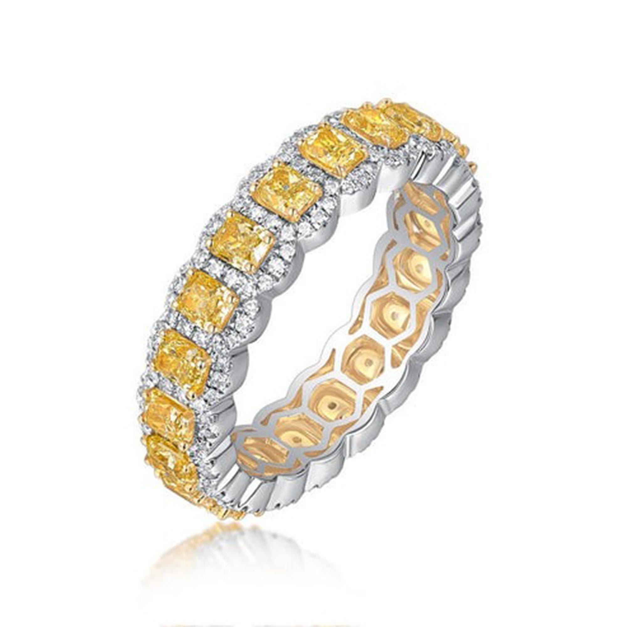 in vendita:  Anello di eternità con diamante Sweet Forever in oro giallo 18K 2