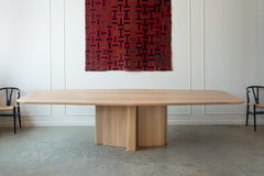 Diamanttisch (11 Fuß) aus weißer Eiche mit Diamanten von Simon Johns