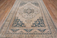 Diamond Tan Medallion Turkish Oushak