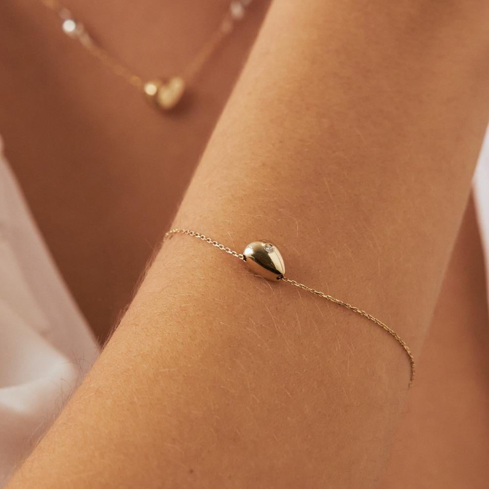 Diamant-Tropfen-Kettenarmband mit Tropfen 5