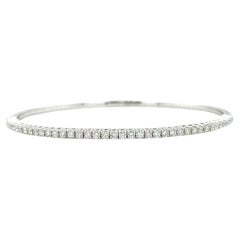 Bracelet tennis bracelet en or blanc 18 carats avec diamants