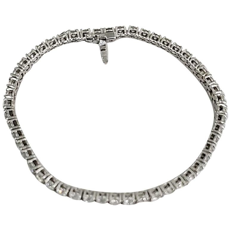 Diamond & 18k Gold Stamp Bracelet main image 0