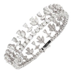 Diamond Tennis Bracelet 18K Gold Diamond 2.64 Carat/26 Pcs MQ 3.93 Carat/39 Pc