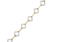 Diamond Tennis Bracelet 2 Carat 14K Two-Tone Gold 8 Inch 2ct MSRP $5, 900