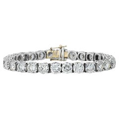 Bracelet tennis avec diamants 20.10 carats