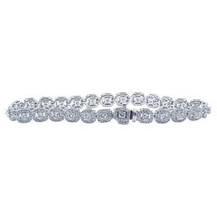 Bracelet de tennis en diamants de 3,35 carats