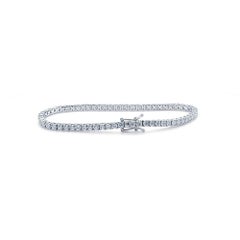 Bracelet tennis en diamants de 3,43 carats