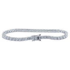Bracelet tennis en diamants de 6,01 carats