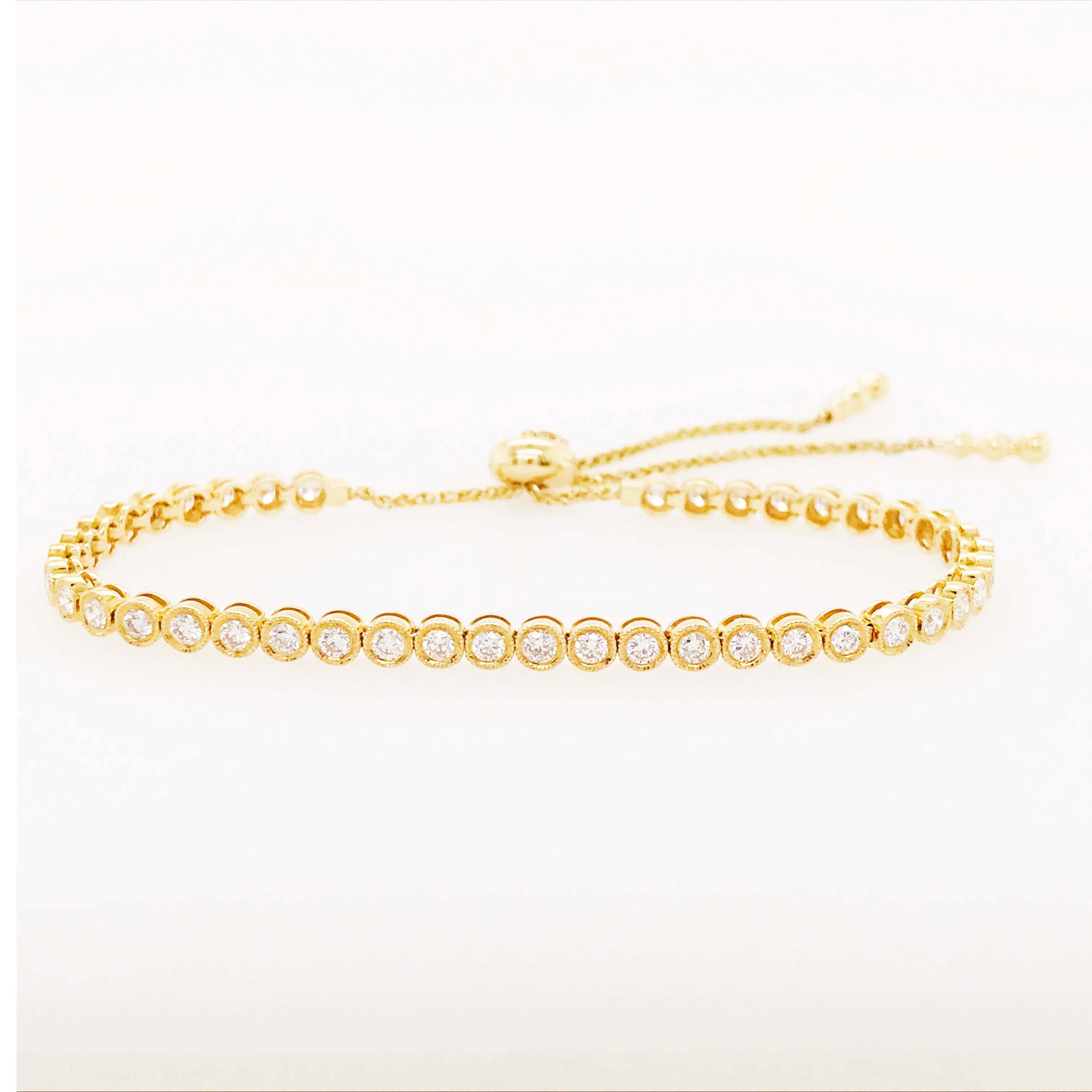 adjustable gold bracelet