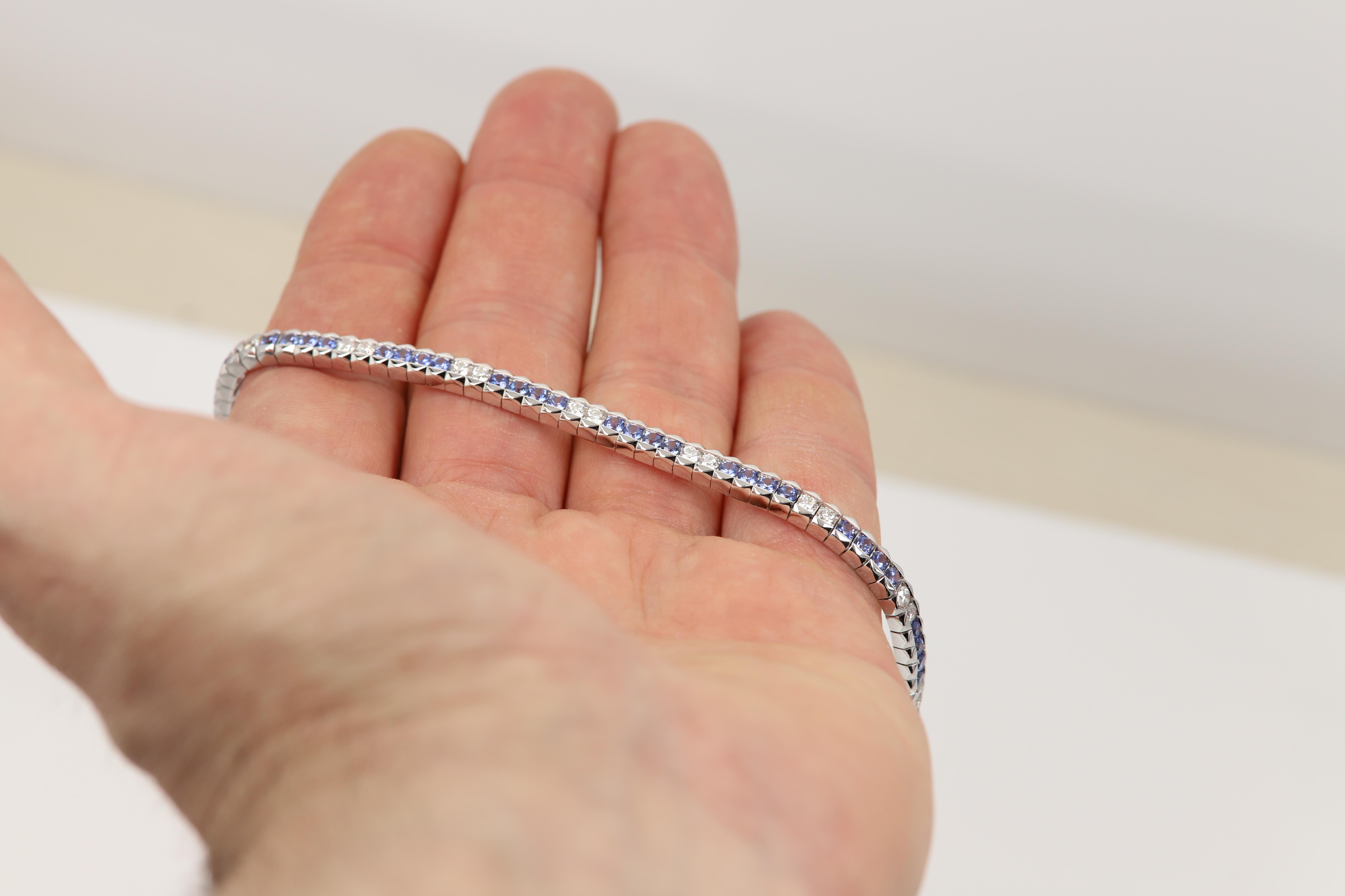 Bracelet ange en or jaune 18 carats, émail et diamants, style nouveau 1910 Neuf - En vente à Brooklyn, NY