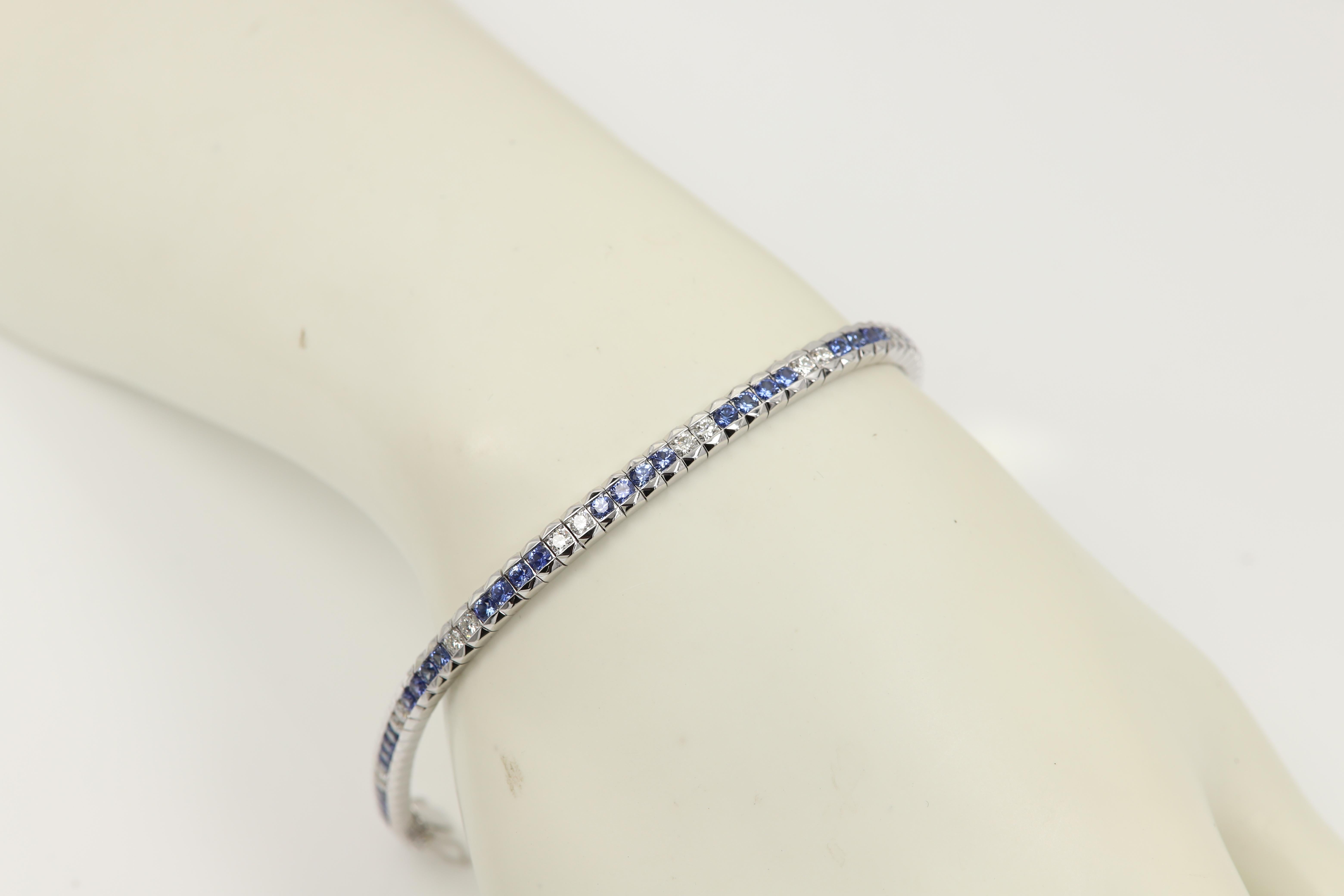 Bracelet ange en or jaune 18 carats, émail et diamants, style nouveau 1910 en vente 1