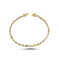 14k Gold Diamond Tennis Bracelet
