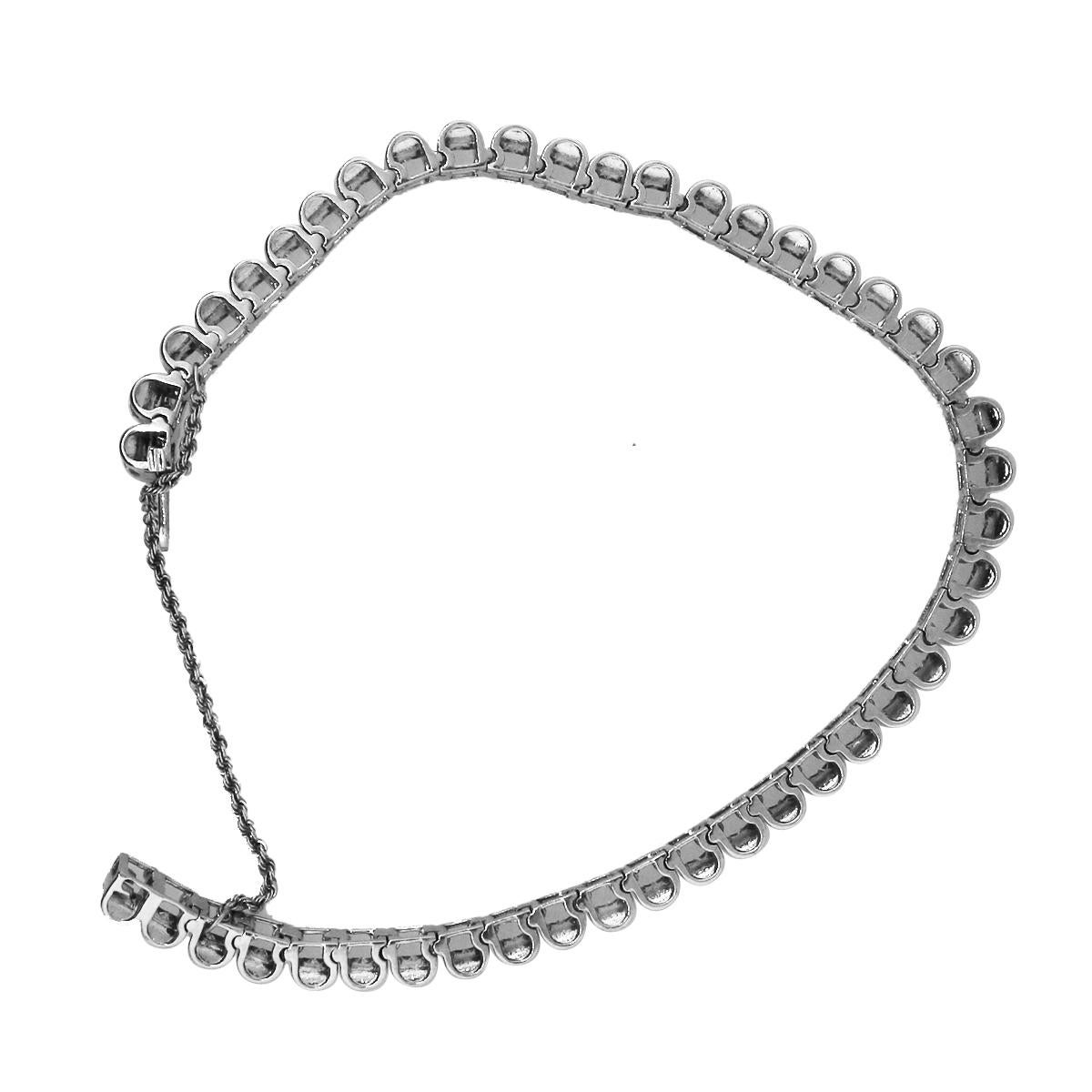 Round Cut Diamond Tennis Bracelet