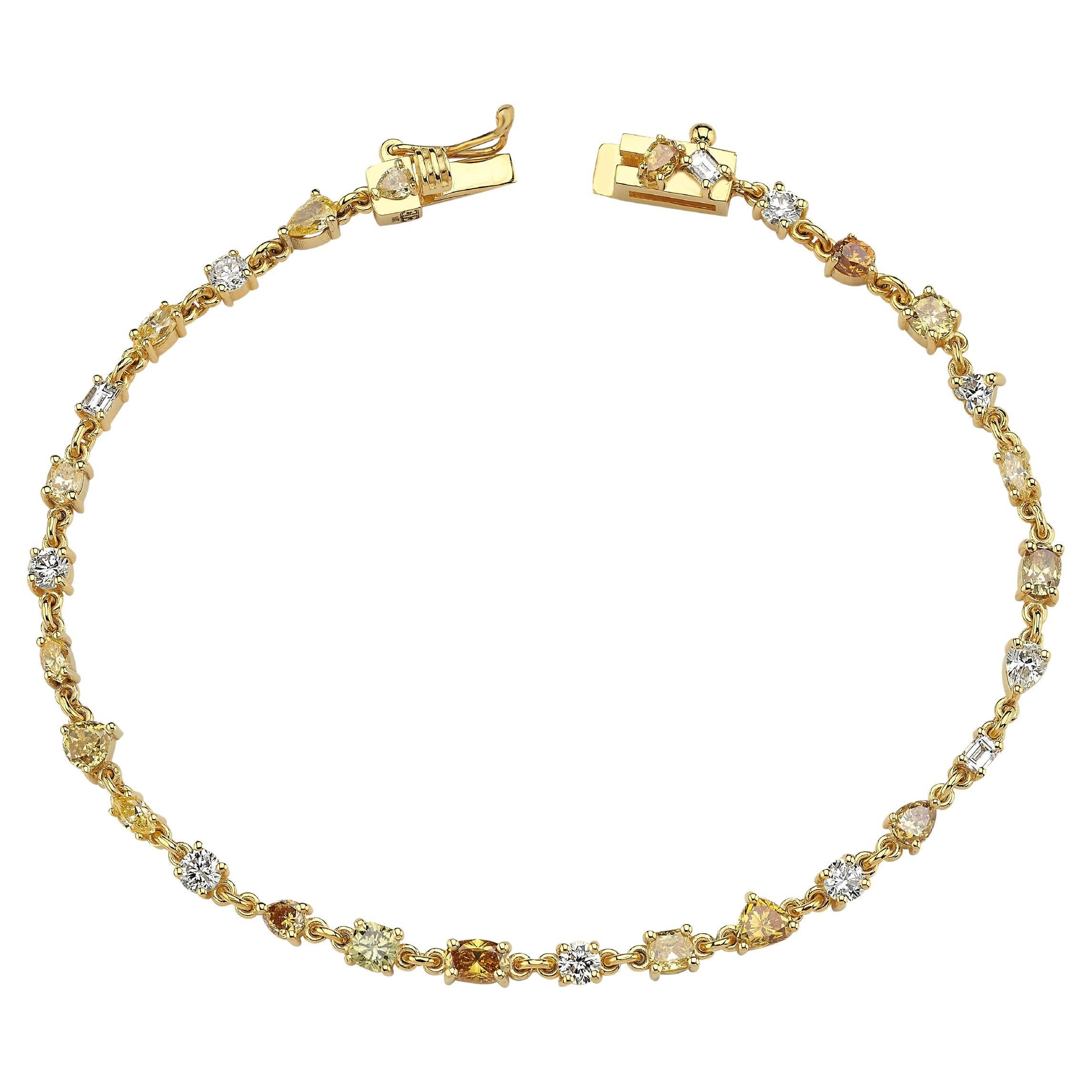 14k Gold Diamond Tennis Bracelet