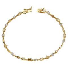 14k Gold Diamond Tennis Bracelet