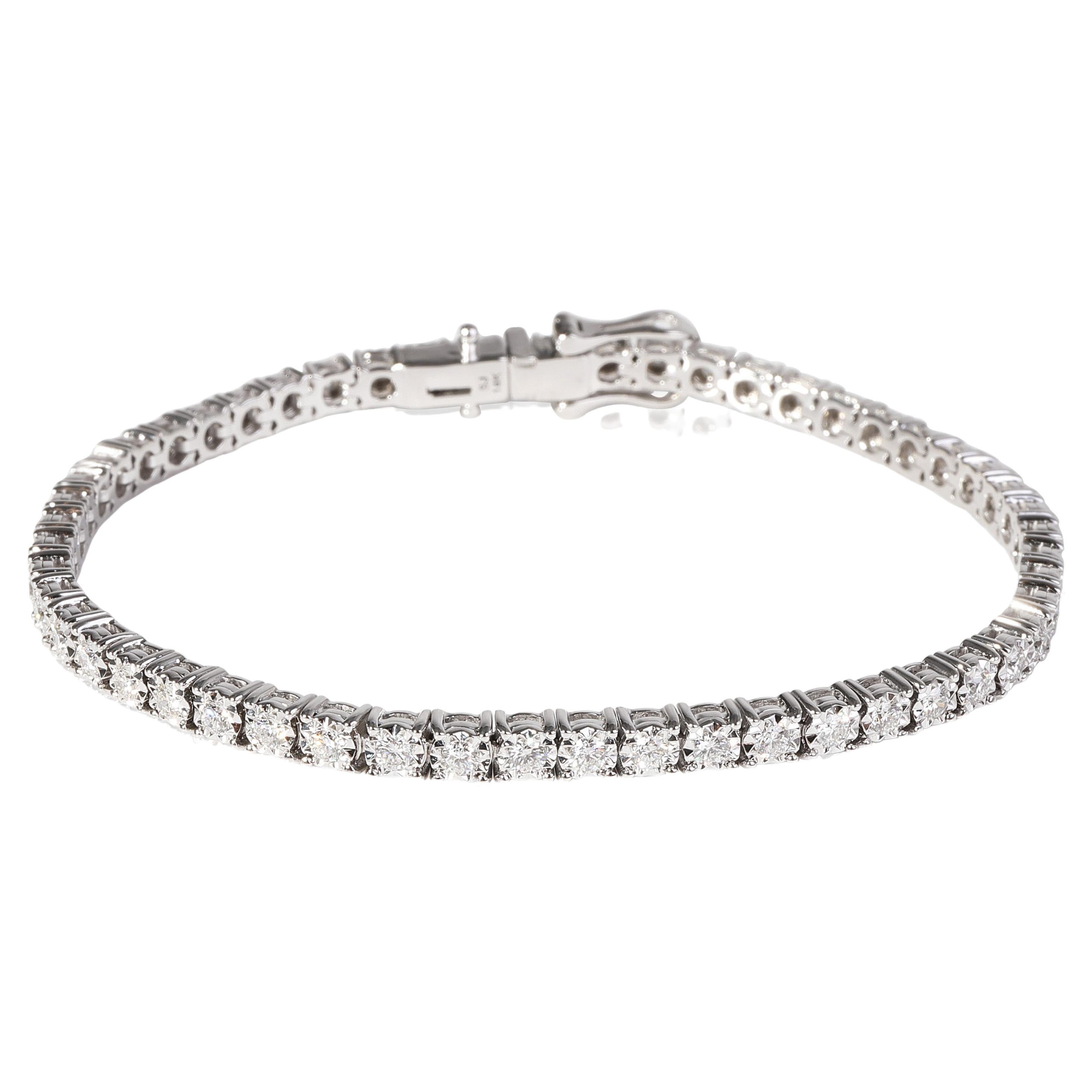 Diamond Tennis Bracelet in 14K White Gold (1.60 ctw)