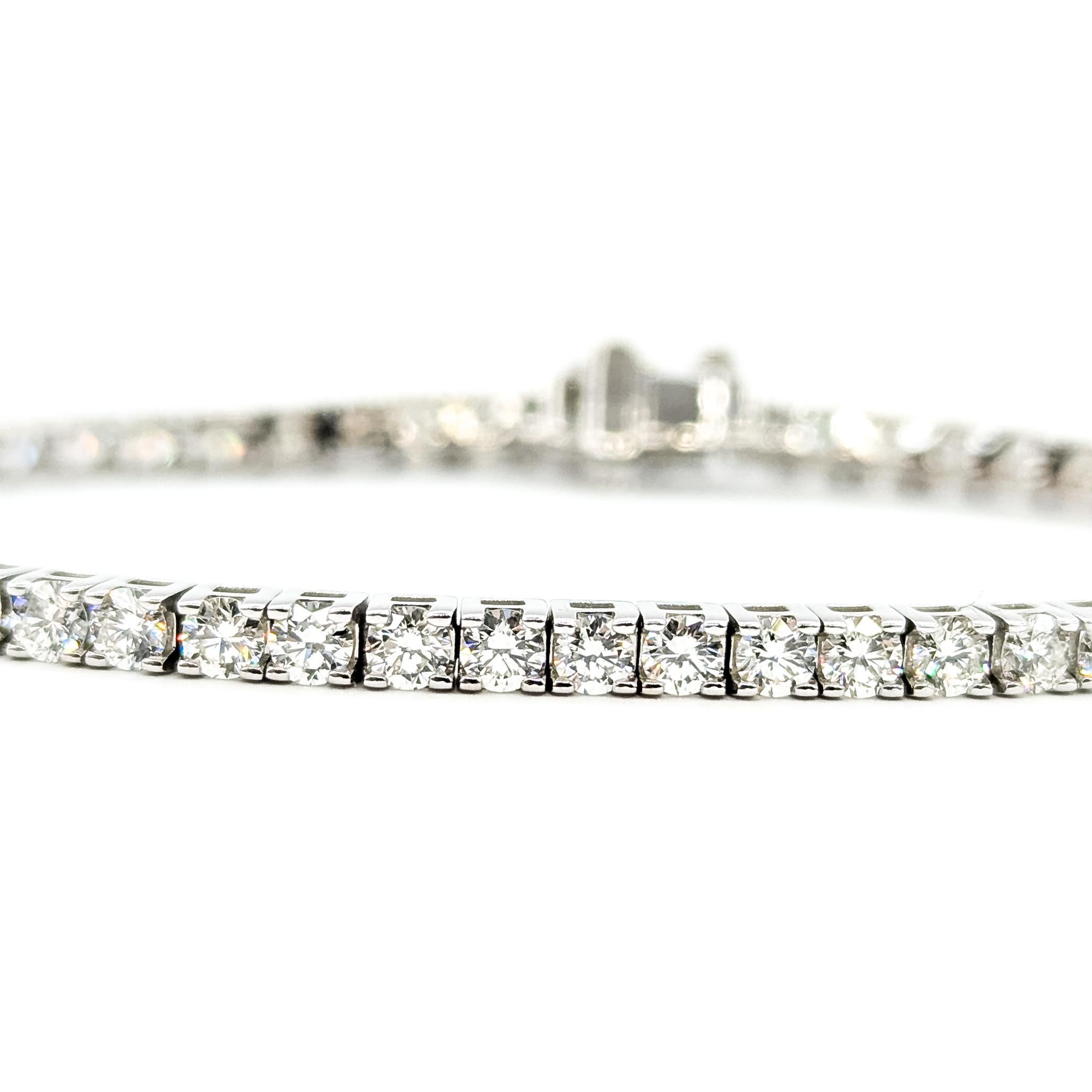De las mujeres Pulsera de Tenis de Diamantes en Oro Blanco de 14k en venta