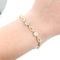 Diamond Tennis Bracelet in 14k Yellow Gold