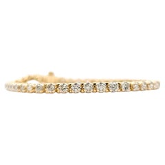Diamond Tennis Bracelet in 14k Yellow Gold