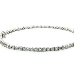 Diamond Tennis Bracelet in 18K White Gold