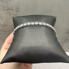 Diamond Tennis Bracelet in Sterling Silver – 0.25ctw, 7in, New