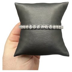 Bracelet de tennis en argent avec diamants - 0.25ctw, 7in, New